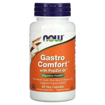 Гастро Комфорт NOW Gastro Comfort with PepZin GI вег. капсули №60