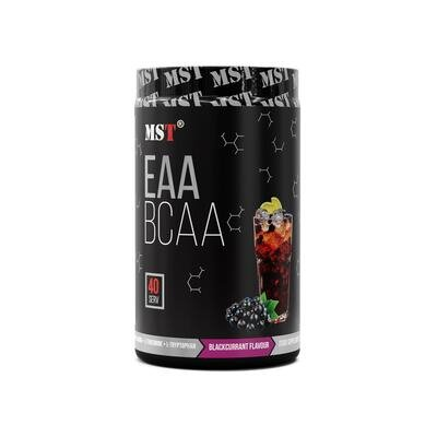 Комплекс амінокислот MST Nutrition BCAA & EAA Zero чорна смородина, 40 порцій, 520 г