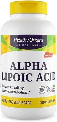 Альфа-ліпоєва кислота Healthy Origins Alpha Lipoic Acid 600 мг, 150 капсул