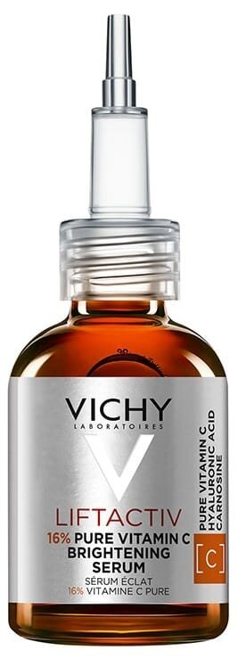 Сироватка для обличчя Vichy Liftactiv з вітаміном C 16% для освітлення тону шкіри та розгладжування ліній зневоднення, 20 мл