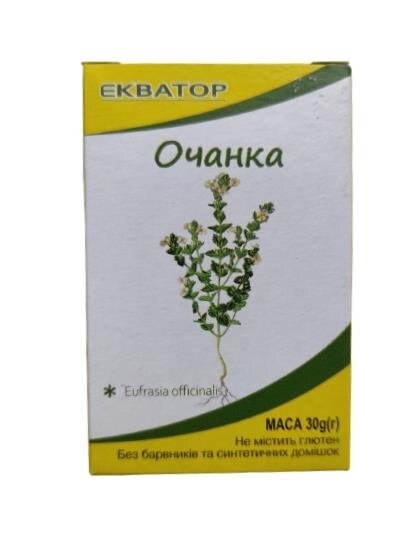 Фіточай Екватор Очанка трава по 30 г у пач.