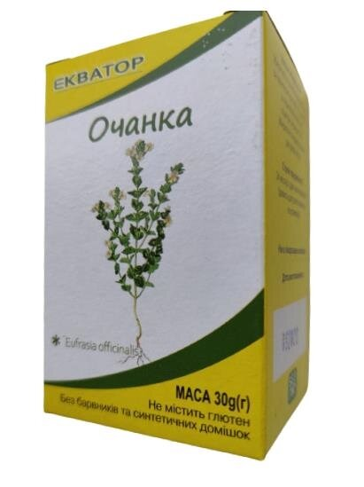 Фіточай Екватор Очанка трава по 30 г у пач.