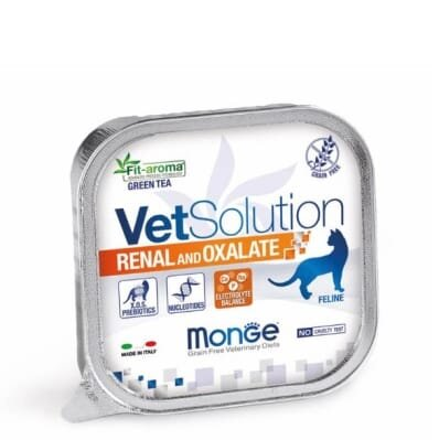 Консерви Monge Сat VetSolution Renal Oxalate для котів усіх порід при хронічній нирковій недостатності, 100 г