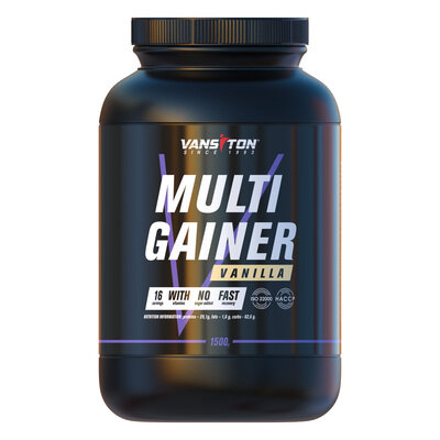 Гейнер Vansiton Multigainer, ваніль, 1,5 кг