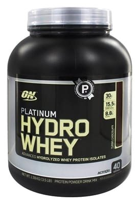 Протеїн Optimum Nutrition Platinum Hydro Whey, шоколад, 1,59 кг