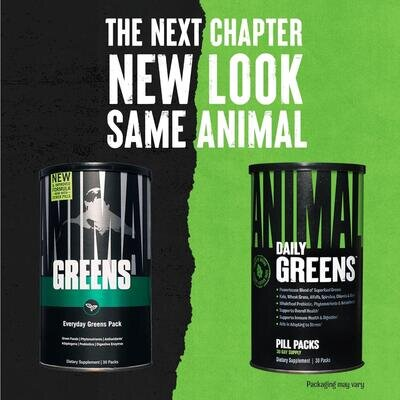 Зелений комплекс Universal Nutrition Animal Daily Greens, 30 пакетиків