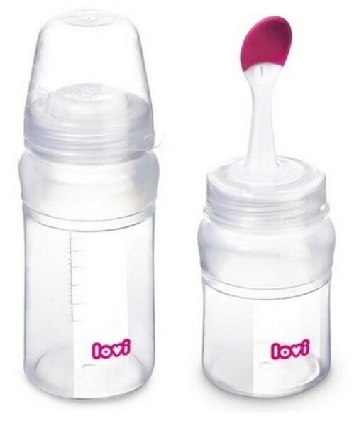 Пляшечка Canpol babies Lovi 10/812 силіконова з ложечкою, з народження, 230 мл