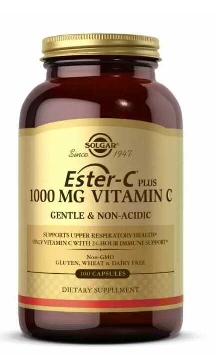 Вітамін С Solgar Ester-C Plus 1000 мг with Citrus Bioflavonoids капсули №100