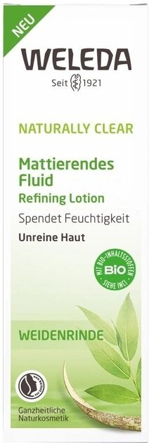 Флюїд для обличчя Weleda Naturally Clear матуючий для комбінованої і жирної шкіри, 30 мл
