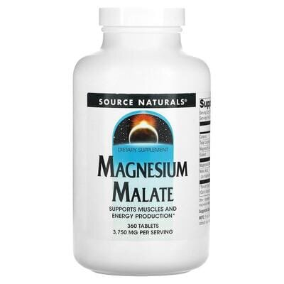 Магній малат Source Naturals Magnesium Malate, 360 таблеток
