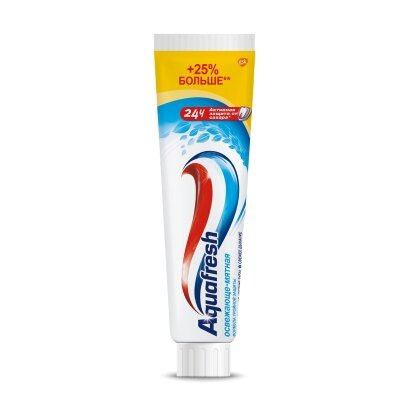 Зубна паста Aquafresh Tripl Protection потрійний захист освіжаюче-м'ятна, 125 мл