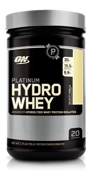 Протеїн Optimum Nutrition Platinum Hydro Whey, ваніль, 795 г