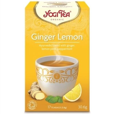 Чай Yogi Tea "Імбир і лимон", 17 пакетиків