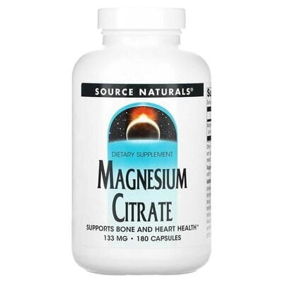 Магнію цитрат Source Naturals Magnesium Citrate 133 мг, 180 капсул