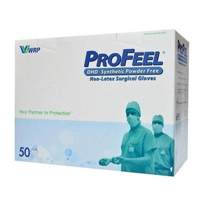 Рукавички хірургічні ProFeel DHD Synthetic Powder Free неопренові без пудри, розмір 7,5 стерильні, пара