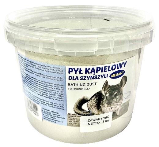 Пісок Megan для купання для шиншил, 5 кг