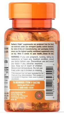 Вітамін К2 Puritan's Pride Vitamin K-2 (MenaQ7) 100 мкг, 30 гелевих капсул