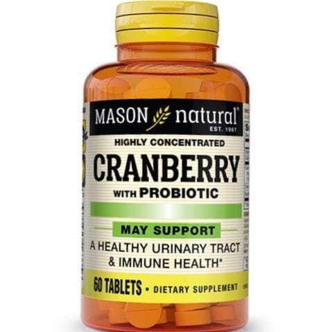 Журавлина з пробіотиком Mason Natural Cranberry with Probiotic, 60 таблеток