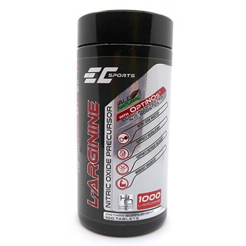 L-аргінін Earth's Creation EC Sports L-Arginine 1000 мг, 100 таблеток