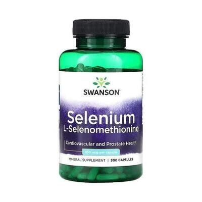 Селен (L-селенометіонін) Swanson Selenium (L-Selenomethionine), 300 капсул