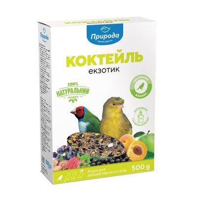 Корм для екзотичних птахів Природа PR241029 Коктейль Екзотик, 500 г
