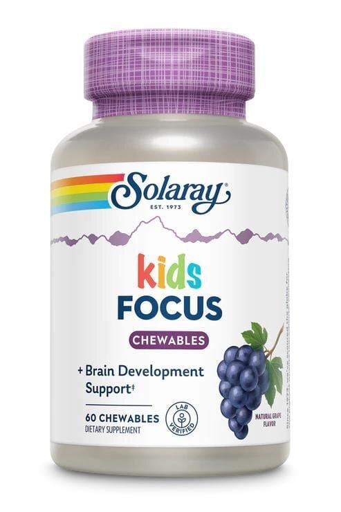 Вітамінний комплекс для дітей Solaray Focus For Children виноград, 60 таблеток