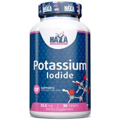 Калій Йодид Haya Labs Potassium Iodide таблетки по 32,5 мг №30