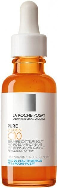 Сироватка-антиоксидант для обличчя La Roche-Posay Pure Vitamin C 10 проти зморшок для відновлення шкіри обличчя, 30 мл
