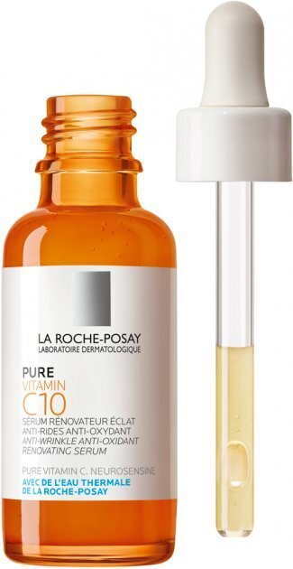 Сироватка-антиоксидант для обличчя La Roche-Posay Pure Vitamin C 10 проти зморшок для відновлення шкіри обличчя, 30 мл