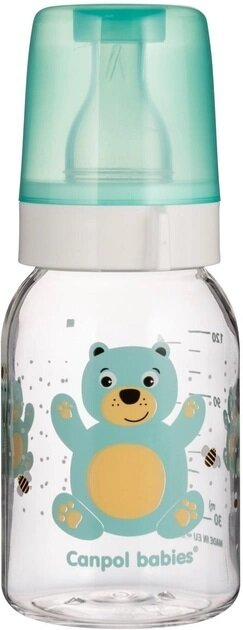 Пляшечка Canpol Babies 11/851 Веселі звірята з малюнком BPA Free, 120 мл