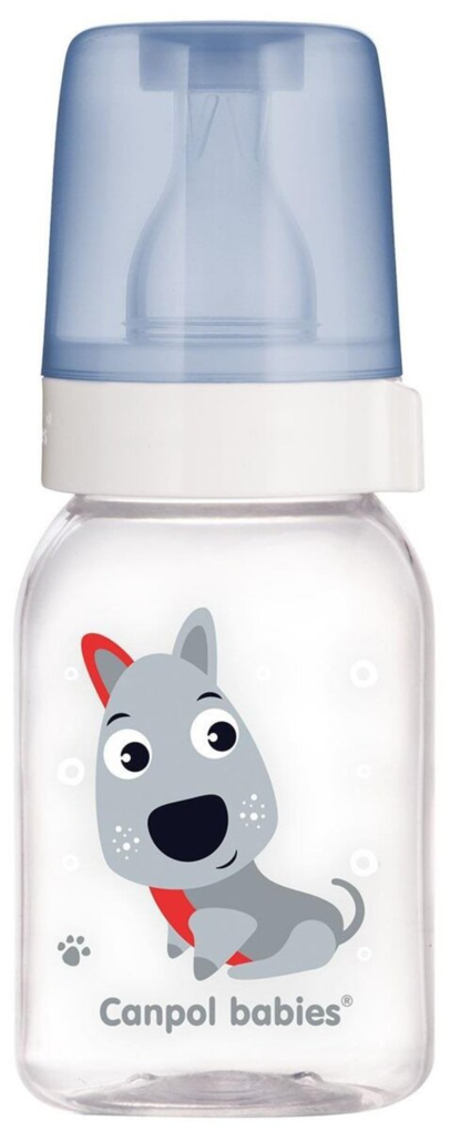 Пляшечка Canpol Babies 11/851 Веселі звірята з малюнком BPA Free, 120 мл