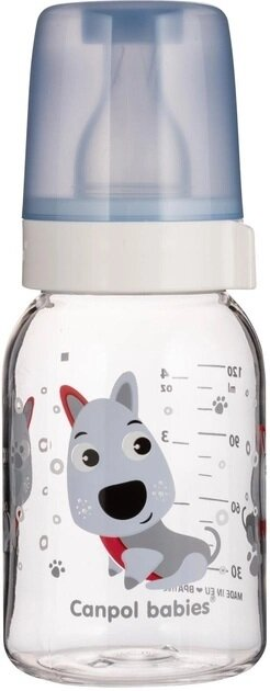 Пляшечка Canpol Babies 11/851 Веселі звірята з малюнком BPA Free, 120 мл