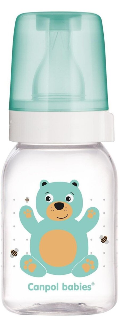 Пляшечка Canpol Babies 11/851 Веселі звірята з малюнком BPA Free, 120 мл