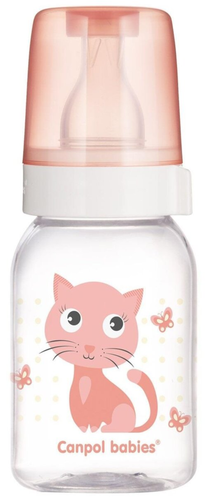 Пляшечка Canpol Babies 11/851 Веселі звірята з малюнком BPA Free, 120 мл