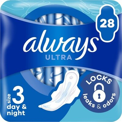 Прокладки гігієнічні Always Ultra Day Super Extra, 6 крапель, 3 розмір, 28 шт
