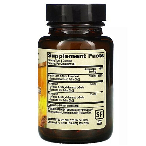 Вітамін Е Dr. Mercola Vitamin E, 30 капсул