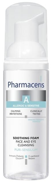 Пінка для вмивання Pharmaceris A Puri-Sensilium заспокійлива для обличчя та очей, 150 мл