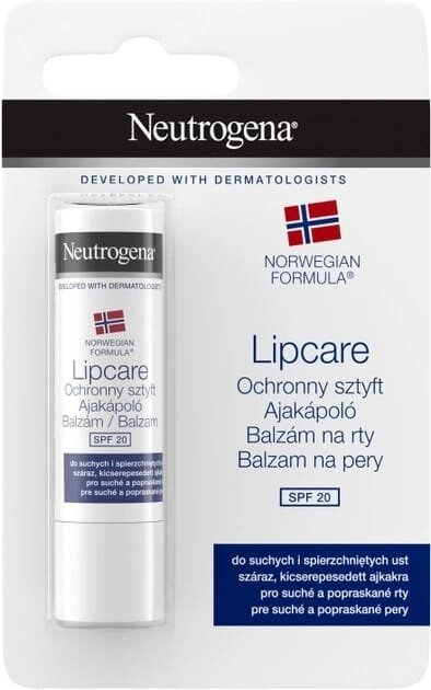 Помада Neutrogena Норвезька формула із захистом SPF 20, 4,8 г