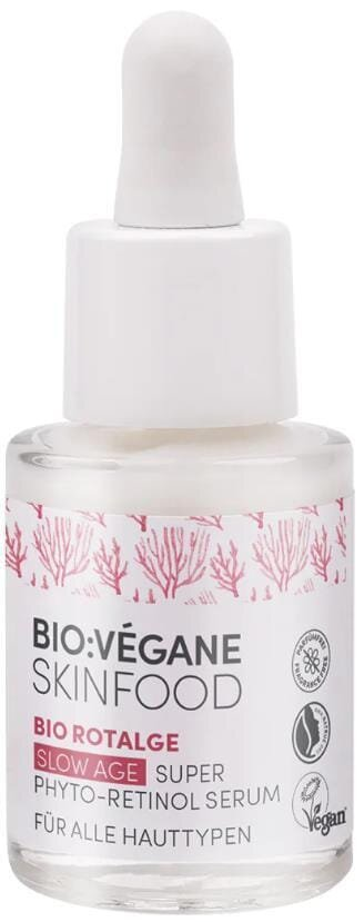 Сироватка для обличчя Bio:Vegane Organic Redalgae з червоними водоростями та фіто-ретинолом при перших зморшках, 15 мл