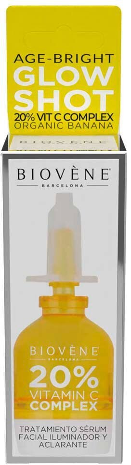 Сироватка для обличчя Biovene освітлююча з вітаміном С та екстрактом банана, 10 мл