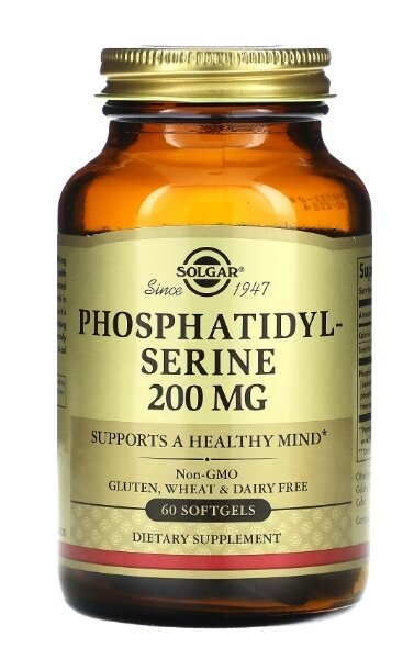 Фосфатидилсерин Solgar Phosphatidylserine 200 мг м'які капсули №60