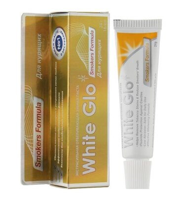 Зубна паста White Glo відбілювальна для курців, 24 г