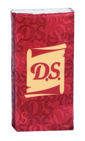 Хусточки паперові D.S. без запаху, 10 шт х10 уп