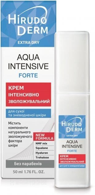 Крем для обличчя Hirudo Derm Extra Aqua Intensive Forte інтенсивно зволожуючий, 50мл