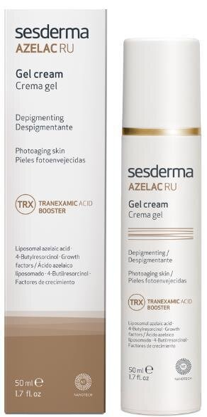 Крем-гель для обличчя Sesderma Azelac RU зволожуючий ліпосомальний депігментуючий, 50 мл