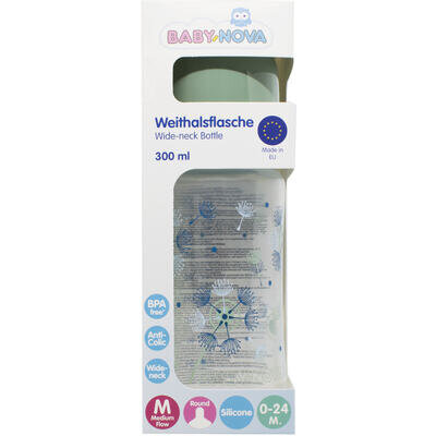 Пляшечка Baby-Nova 48002-2 з декором, 300 мл