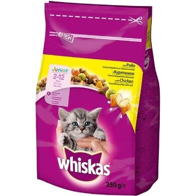 Корм сухий для кошенят Whiskas 8173 з куркою, 350 г