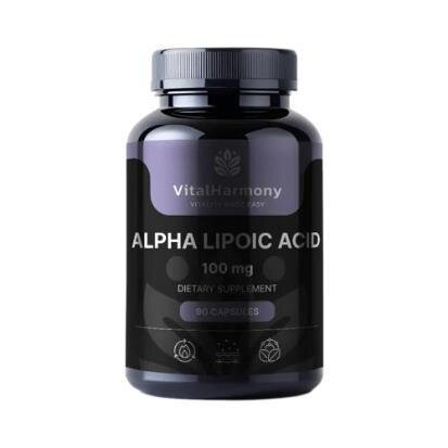 Альфа-ліпоєва кислота VitalHarmony Alpha Lipoic Acid 100 мг, 90 капсул