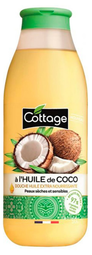 Олія-гель для душа Cottage Extra Nourishing Precious Oil Shower екстра живильна Кокосова олія, 560 мл