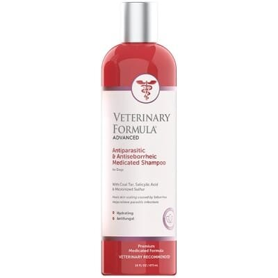 Шампунь для собак Veterinary Formula Advanced Antiparasitic & Antiseborrheic антипаразитарний та антисеборейний, 473 мл